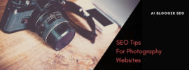 SEO Tips for Photography Websites