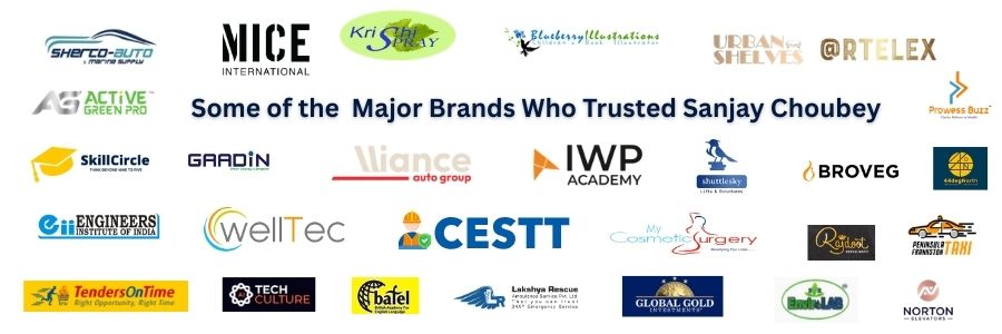 International brands worked with SEO and PPC expert Sanjay Choubey